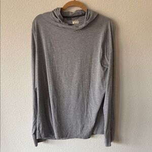 REI Heather men’s XL Gray Long Sleeve Pullover